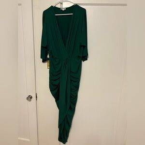 Baltic Born Deep Green Long Sleeve Dress